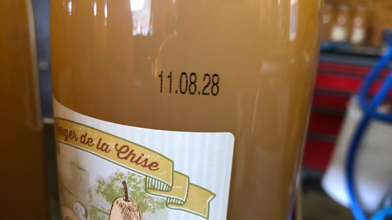 Marcado en botella de vidrio